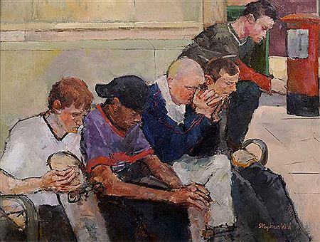 WHAT SHALL WE DO NOW? by Stephen Wild - Auction record, sale price, and art valuation. Compare with similar artists and explore comparable artworks.
