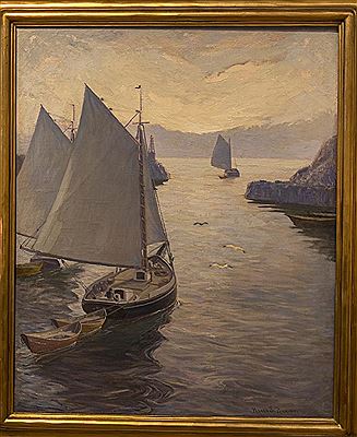 Rockport Harbor Sail Boats
