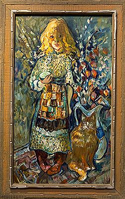 Girl & Cat