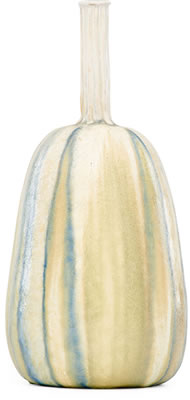 Exceptional and large gourd vase, ivory, green, and blue crystalline drip glaze by Taxile Doat - Auction record, sale price, and art valuation. Compare with similar artists and explore comparable artworks.