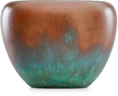 Copper-clad jardiniere