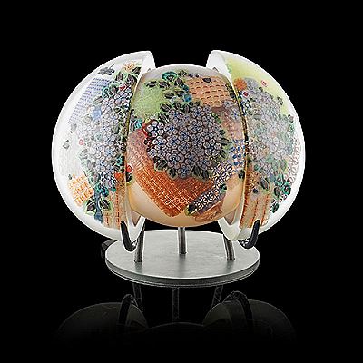 Sample artwork by Richard Ritter (Born 1940), known for studio glass artist, advertising, teaching - View similar artists and auction records
