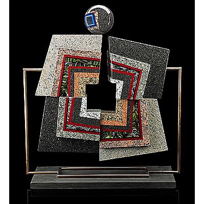 Large sculpture from the Quadrant series by William Carlson - Auction record, sale price, and art valuation. Compare with similar artists and explore comparable artworks.