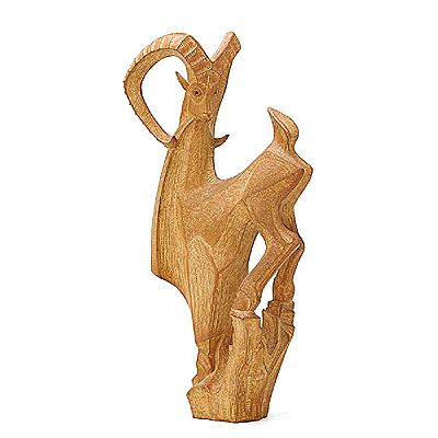 Exceptional massive sculpture, "Wild Goat"