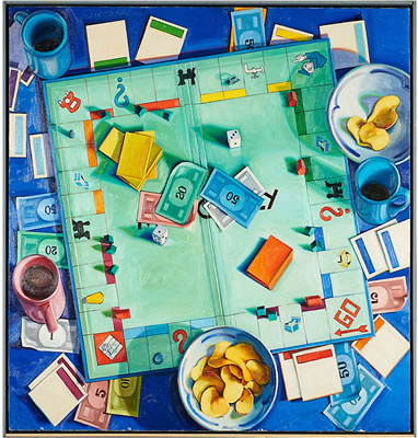 Monopoly Game Board, 1986