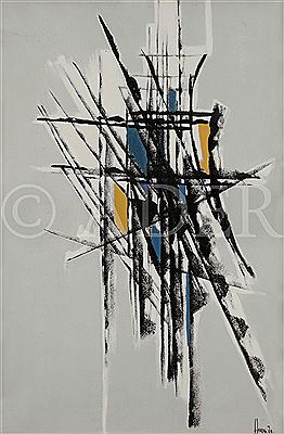Sample artwork by Bernard Herzog (Born 1935), known for painting - View similar artists and auction records