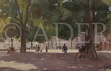 Paysage urbain, la Place Cassini, Nice