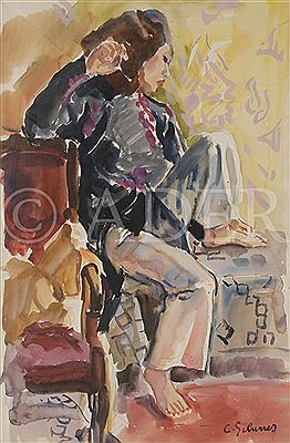 Femme assise