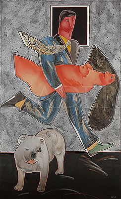 Man and his dog