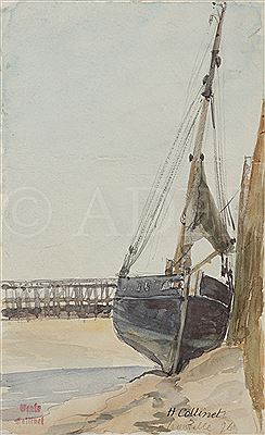 Bateau au port - Nature morte au pot - Détail architectural - Vue de Gênes (4)