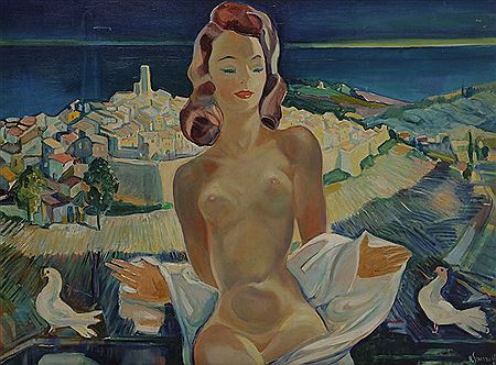 Nu au bord de la Méditerranée by Boris Smirnoff - Auction record, sale price, and art valuation. Compare with similar artists and explore comparable artworks.