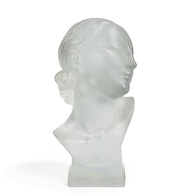 Buste de femme, modèle conçu vers 1929 by Marius Ernest Sabino - Auction record, sale price, and art valuation. Compare with similar artists and explore comparable artworks.