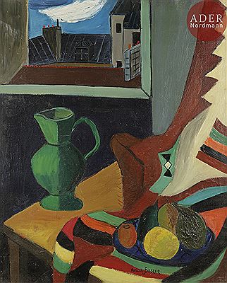 Jug front of the window