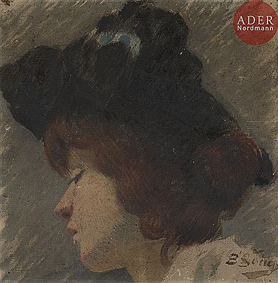 Profile of woman