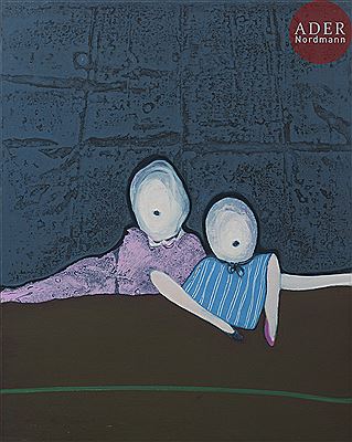 Deux personnages le même jour by Philippe Labarthe - Auction record, sale price, and art valuation. Compare with similar artists and explore comparable artworks.