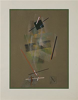 Deux compositions. Thèmes et variations. N° 8 et N° 9. 1988 (2)