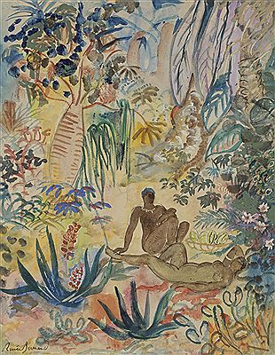 Scènes africanistes (2) by Renee Bernard - Auction record, sale price, and art valuation. Compare with similar artists and explore comparable artworks.