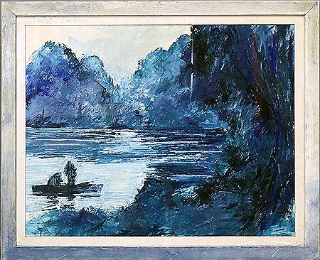 On Grunewaldsee (in blue)