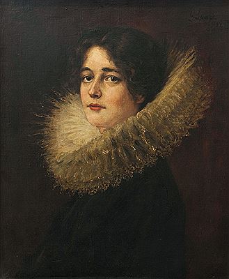 Portrait of a lady with a ruff