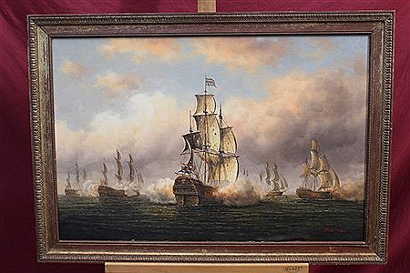 A Naval sea battle