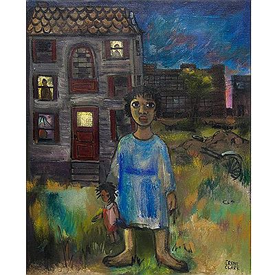 South Chicago Scene by Irene Clark - Auction record, sale price, and art valuation. Compare with similar artists and explore comparable artworks.