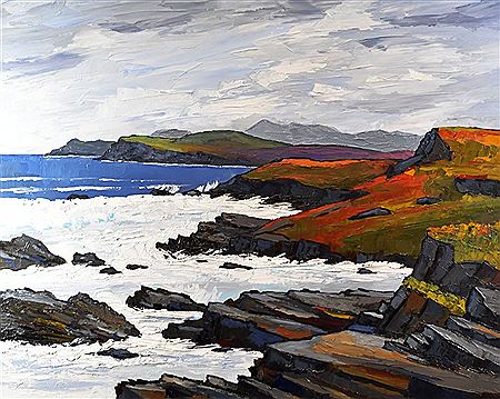 Expansive western Anglesey coastal scene
