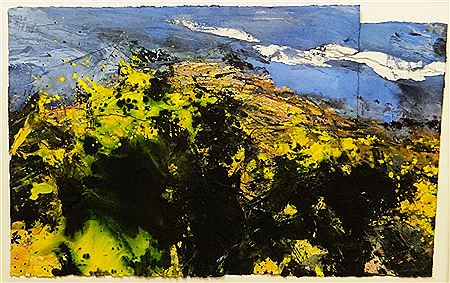 Pembrokeshire coastal scene with blue sky