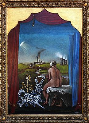 Self Portrait and Female Nude