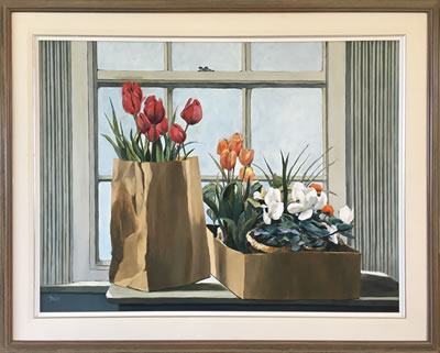 Tulips from the Market by Roy Bailey - Auction record, sale price, and art valuation. Compare with similar artists and explore comparable artworks.