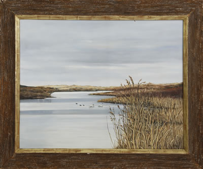 Swans on Long Pond