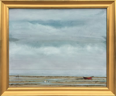 Clamming at Low Tide
