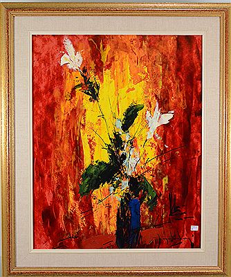 Vase de fleurs by Johnny Schuddeboom - Auction record, sale price, and art valuation. Compare with similar artists and explore comparable artworks.