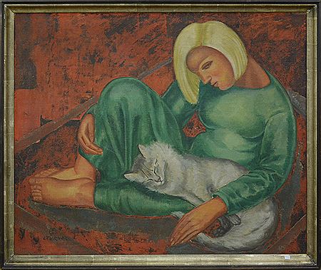 "The cat woman" by Laura Turner - Auction record, sale price, and art valuation. Compare with similar artists and explore comparable artworks.