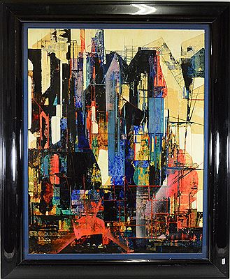 Sample artwork by Henri Dethier (1931 - 2009), known for tram painting - View similar artists and auction records