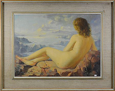 "La baigneuse solitaire"