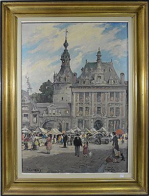 "Marché , Place d'Armes à Namur"