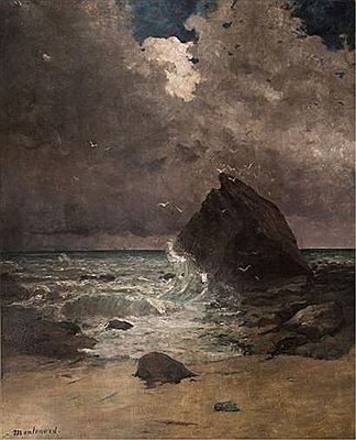 Bord de mer par gros temps