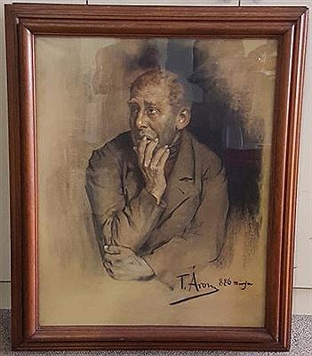 Portrait d'homme pensif, 1886