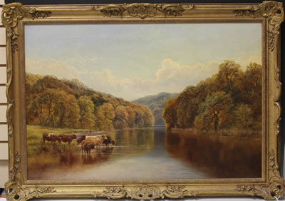 Scottish Highlands landscape with cattle by William Vivian Tippett - Auction record, sale price, and art valuation. Compare with similar artists and explore comparable artworks.