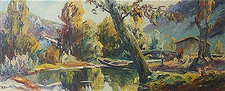 Sample artwork by Paul Jouvet, known for painting - View similar artists and auction records
