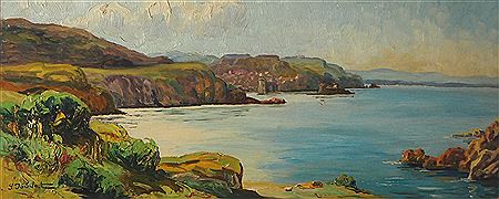 Late afternoon on the bay of Collioure Pyrenees Orientales