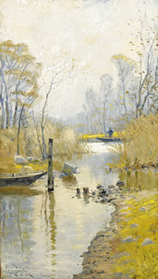 Sample artwork by Justus Lundegard (1860 - 1924), known for impressionist paintings - View similar artists and auction records