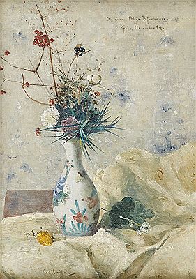 Blomsterstilleben 'à la japonaise' by Karl Fredrik Nordstrom - Auction record, sale price, and art valuation. Compare with similar artists and explore comparable artworks.