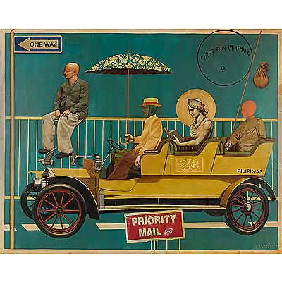 One Way by Jose John Santos III - Auction record, sale price, and art valuation. Compare with similar artists and explore comparable artworks.