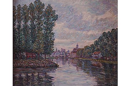 River Scene by Adolphe Clary-Baroux - Auction record, sale price, and art valuation. Compare with similar artists and explore comparable artworks.