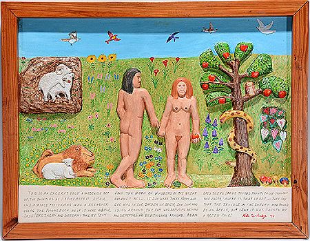 Adam & Eve With A Humorous Story by William Cartledge - Auction record, sale price, and art valuation. Compare with similar artists and explore comparable artworks.
