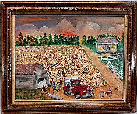 Mr. Josh Hayes Is Going To Cotton Gin. by Zelle Manning - Auction record, sale price, and art valuation. Compare with similar artists and explore comparable artworks.