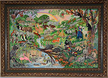 After The Flood With Rainbow. by Carol Salas - Auction record, sale price, and art valuation. Compare with similar artists and explore comparable artworks.