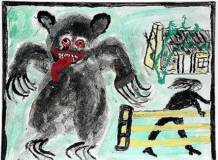 Blood Thirsty Bear by Charles Kinney - Auction record, sale price, and art valuation. Compare with similar artists and explore comparable artworks.
