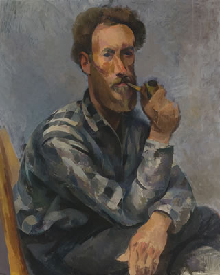 Self Portrait with Pipe